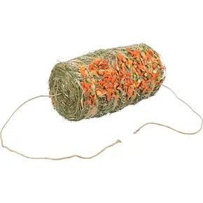 Natur Snack - hängende Heurolle mit Erbsen und Karotten, 250g
